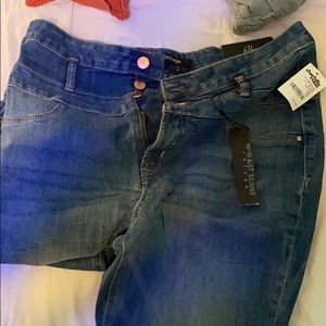 charlotte russe blue jeans.